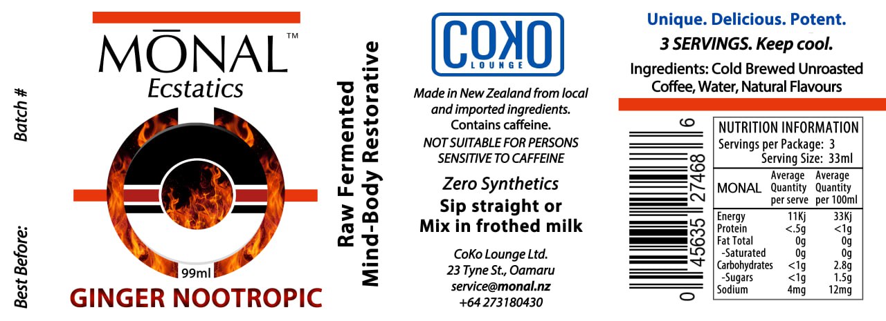 Mōnal Ginger Nootropic